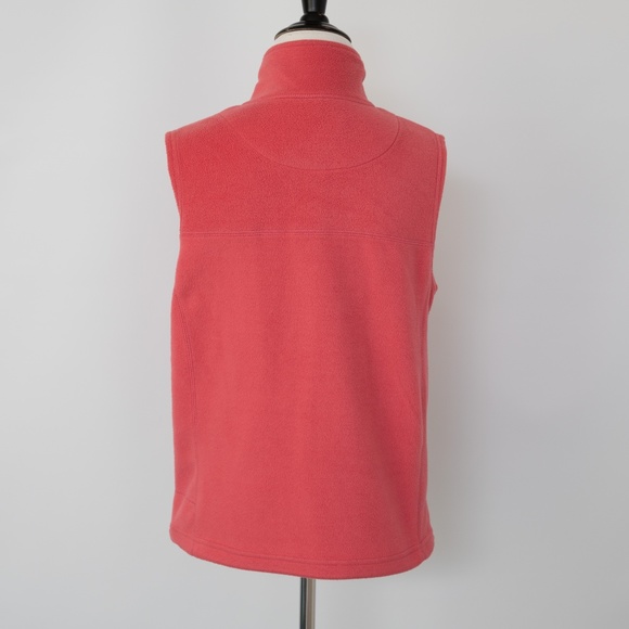 Cabela’s coral color soft fleece vest - Picture 12 of 16